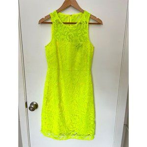 NWT J. Crew Collection Lace Sheath Neon Style A8182 | Size 6